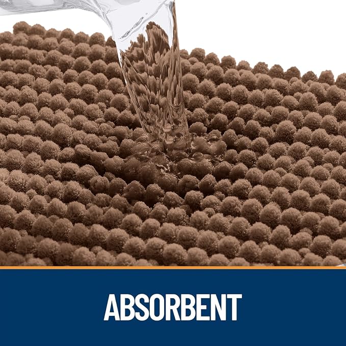 OLANLY Dog Door Mat for Muddy Paws 47x17, Ultra Absorbent Chenille Mud Doormat - Image 4