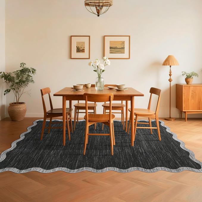 GarveeHome Scalloped Large Area Rug 10x13 Rug - Image 2