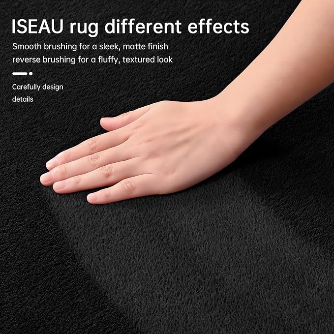 ISEAU 5x7 Rug for Living Room, Soft Memory Foam Carpet - Image 3