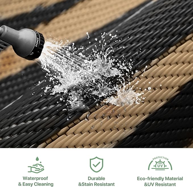 GENIMO Outdoor Rug 5'x8' Waterproof - Image 5