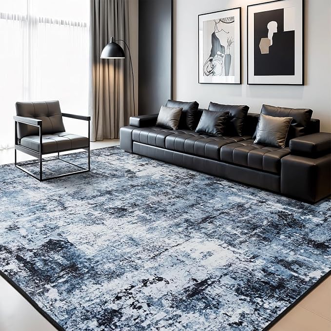 Rugflix 6x8 Area Rugs for Living Room, Washable Large Rug Stain-Resistant Low - Image 9