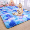 AROGAN Soft Rainbow Area Rugs for Girls Room 6x9 Feet, Fluffy Cute Colorful by AROGANAREARUG