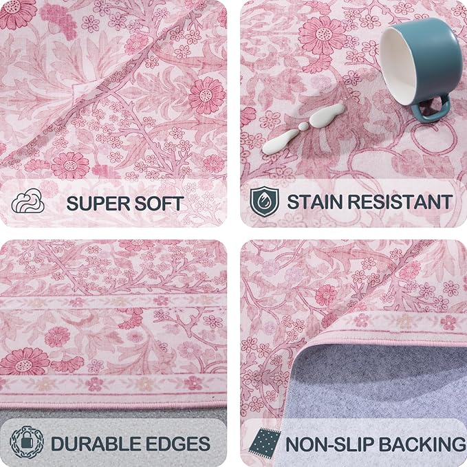 Washable 2'6" x 8' Runners for Hallways, Non Slip Long Floor Runner for Kitchen - Image 7