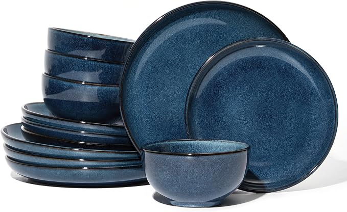 Stoneware Dinnerware Sets Service by Pokini