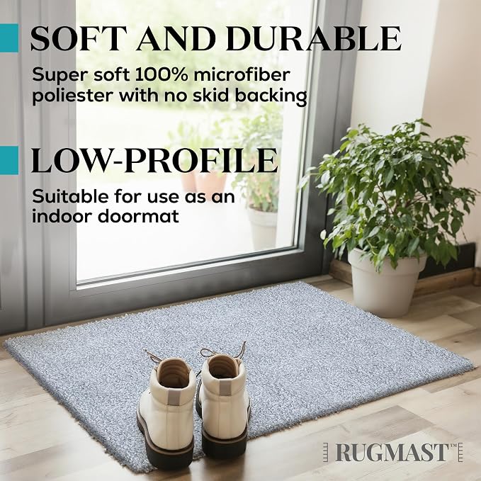 Premium Microfiber Indoor Door Mat – 24"x36" Washable Entry Mat, Waterproof - Image 5