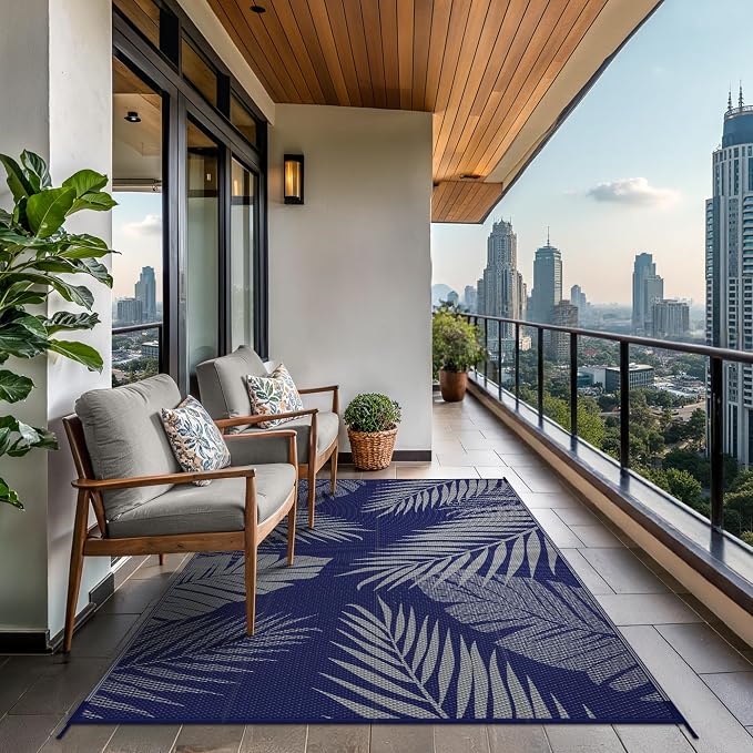 GENIMO Outdoor Rug 4' x 6' Waterproof - Image 4