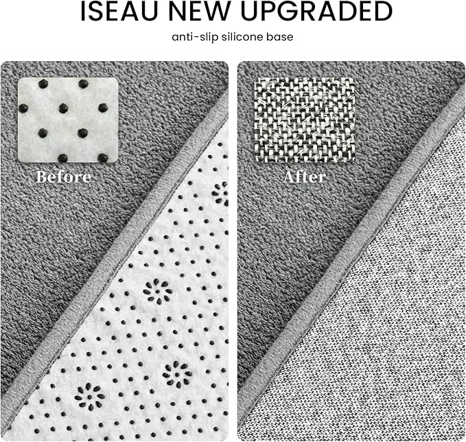 ISEAU 3x5 Rug for Bedroom, Soft Memory Foam Carpet - Image 4