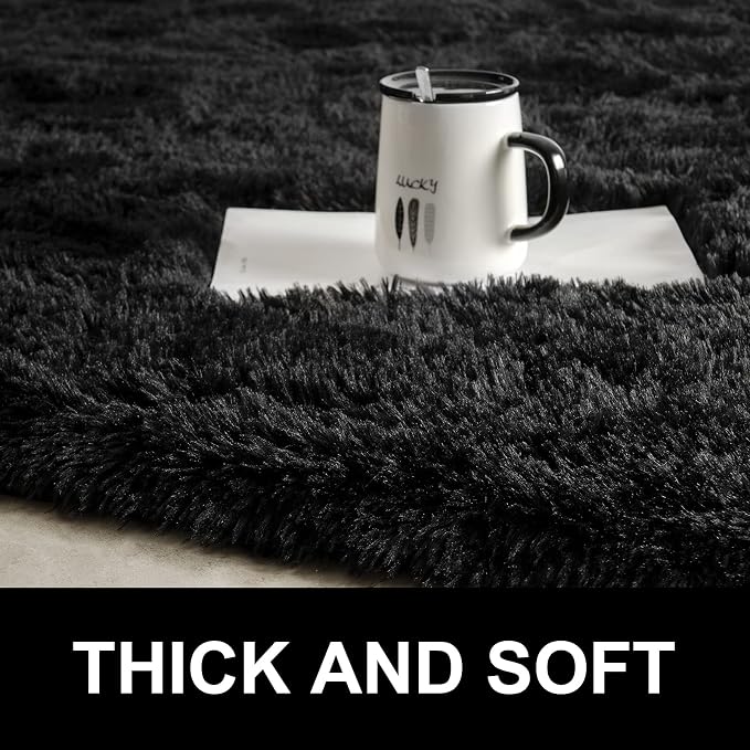 LOCHAS Ultra Soft Indoor Modern Area Rugs Fluffy Living Room Carpets - Image 6