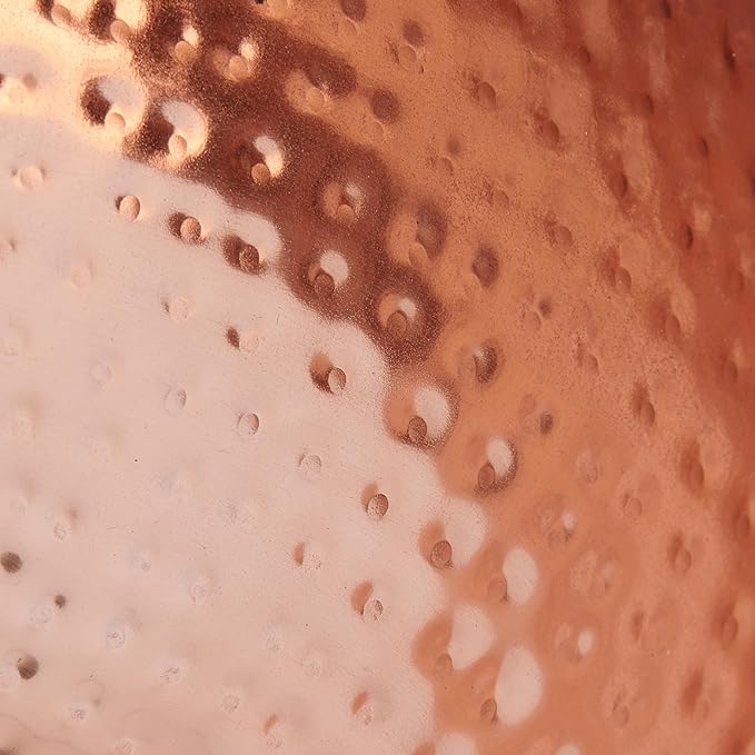 Creative Co-Op Round Hammered Metal Bowl, Copper Finish - Image 5