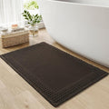 RESARE Waffle Bath Mat for Bathroom, Super Absorbent Bathroom Rugs Non Slip by Resare