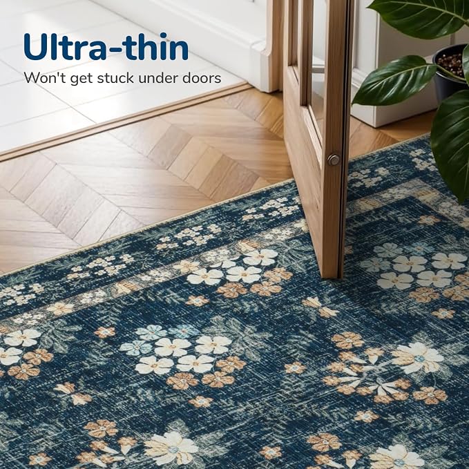 Lessymo Dining Room Rugs for Under Table, 6x9 Washable Area Rug for Living Room - Image 8