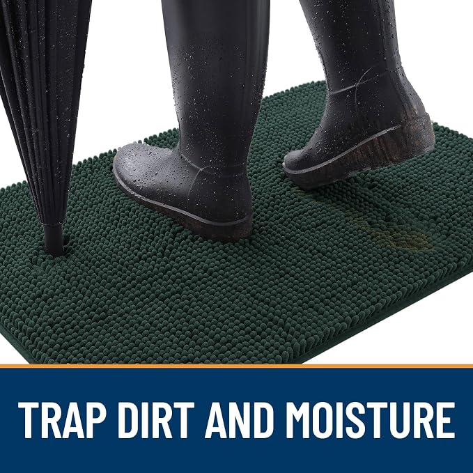 OLANLY Dog Door Mat for Muddy Paws 24x16, Absorbs Moisture and Dirt, Absorbent - Image 2