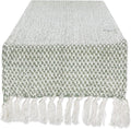 DII Woven Basics Collection 100% Cotton Knit Table Runner by DII