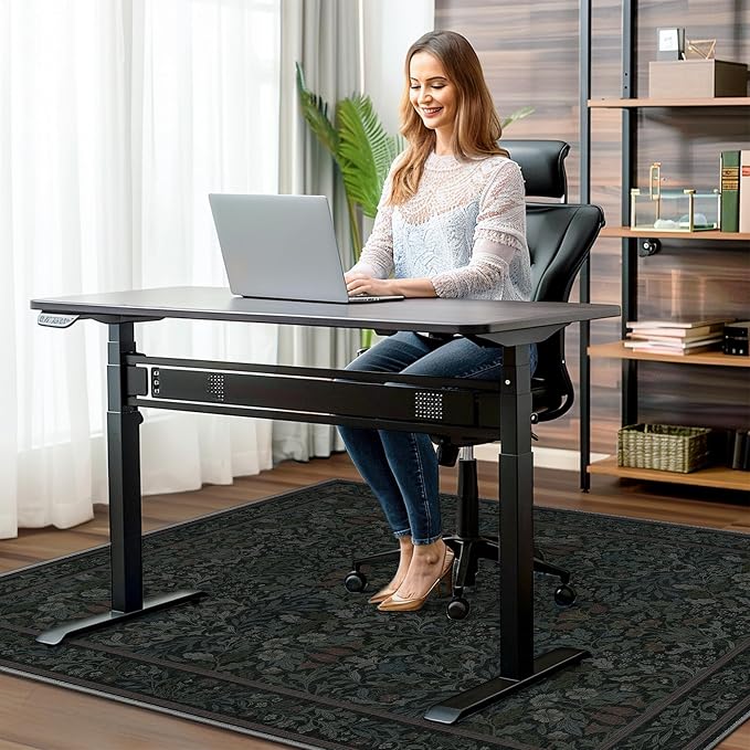 36"x48" Office Chair Mat for Hardwood Tile Floor, Under Desk Carpet Protector - Image 2