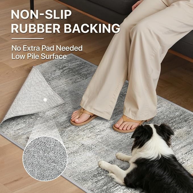 BEIMO Area Rugs 5x7 for Living Room Bedroom, Modern Abstract Machine Washable - Image 8