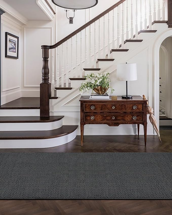 Color&Geometry Door Mat 2'4"x12' Runner Rug - Image 6