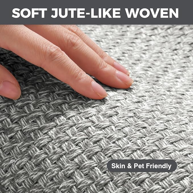 YDKGL Kitchen Runner Rugs Non Slip Washable Anti Fatigue, Super Absorbent 0.4" - Image 6