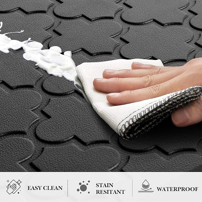Kitchen Mat Cushioned Anti-Fatigue Floor Mat Water Resistant Non-Skid Kitchen - Image 4