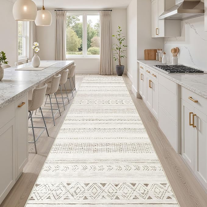 cotiled Washable 3x8 Runner Rugs: Washable Boho Rugs - Image 9