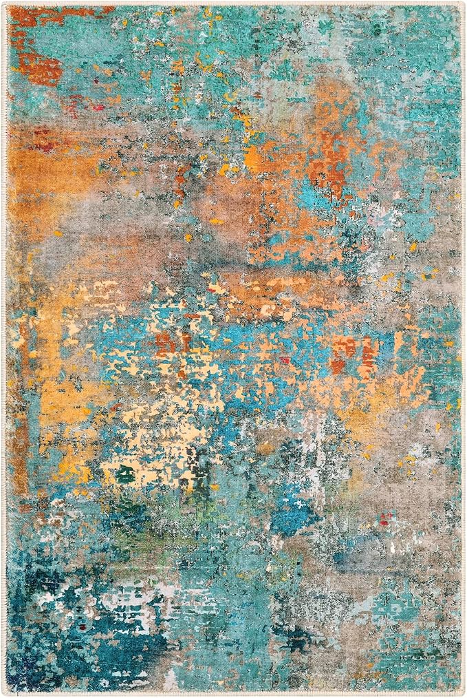 Lahome 2x3 Rugs for Entryway Indoor Entrance, Small Kitchen Rug Non Slip - Image 9