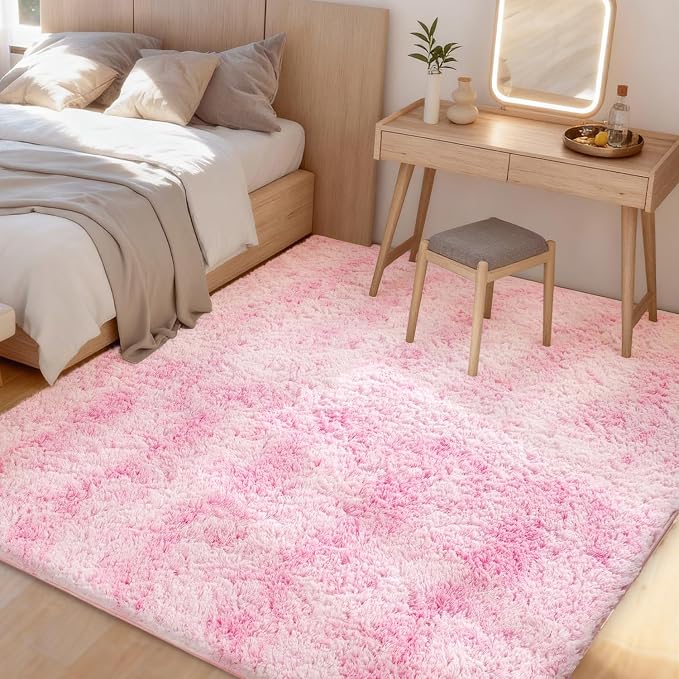 Litanika 4x6 Fluffy Shag Faux Fur Area Rug - Image 3