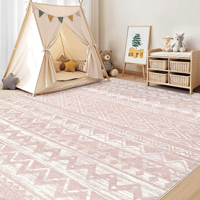 cotiled 6x9 Area Rugs Living Room Rug: Washable Boho Rugs - Image 7