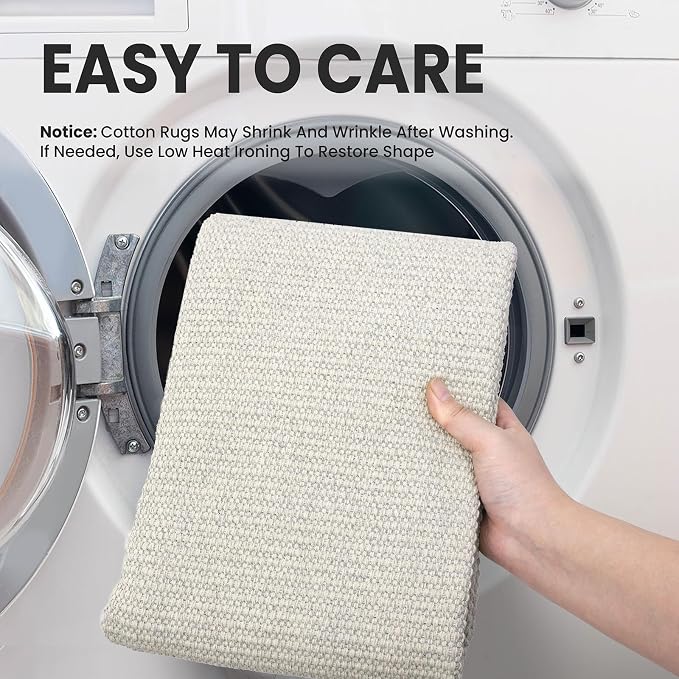 EARTHALL Washable Runner Rug 3x7 Ft Non Slip Runners - Image 3