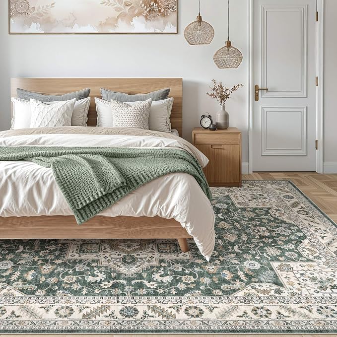 Vintage Living Room Area Rug 10x14 - Image 7