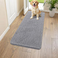 Smiry Dog Door Mat for Muddy Paws 47x24, Absorbent Dirt Trapper, Non-Slip by Smiry