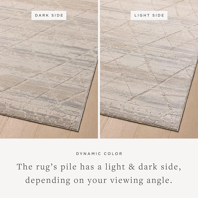 Loloi Amber Lewis Monty Collection MOT-02 Ivory/Natural 4'-0" x 6'-0", .50" - Image 3