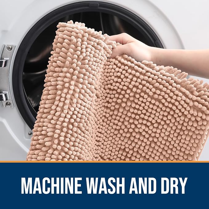 OLANLY Dog Door Mat for Muddy Paws 40x24, Absorbs Moisture and Dirt, Absorbent - Image 5