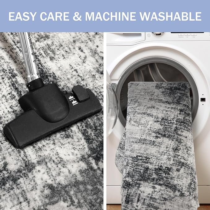 IOHOUZE Abstract Area Rug 3x4 Ft Washable Rugs - Image 3