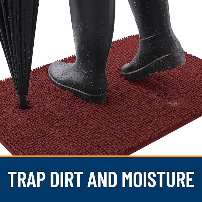 OLANLY Dog Door Mat for Muddy Paws 70x32, Absorbs Moisture and Dirt, Absorbent - Image 2