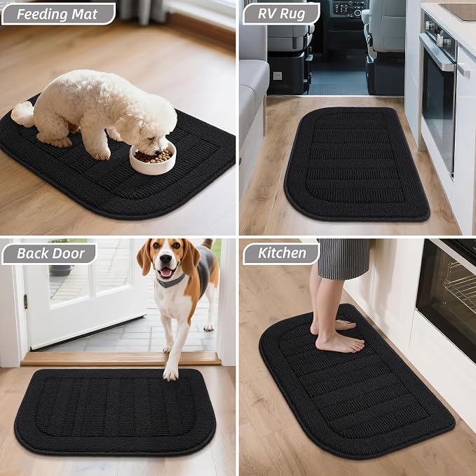 BEQHAUSE 30x18 Inch Kitchen Rug Mat Durable Kitchen Rugs Non-Slip Washable - Image 8