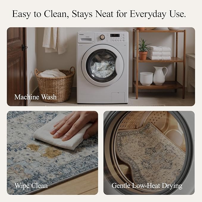 GENIMO Kitchen Rugs Non Slip Washable, Kitchen Mats - Image 5