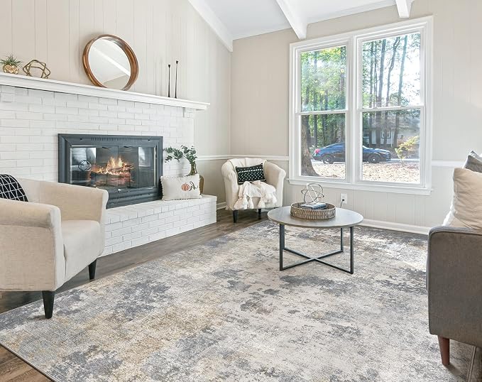 UERMEI 10x12 Area Rug Living Room Rugs - Image 5