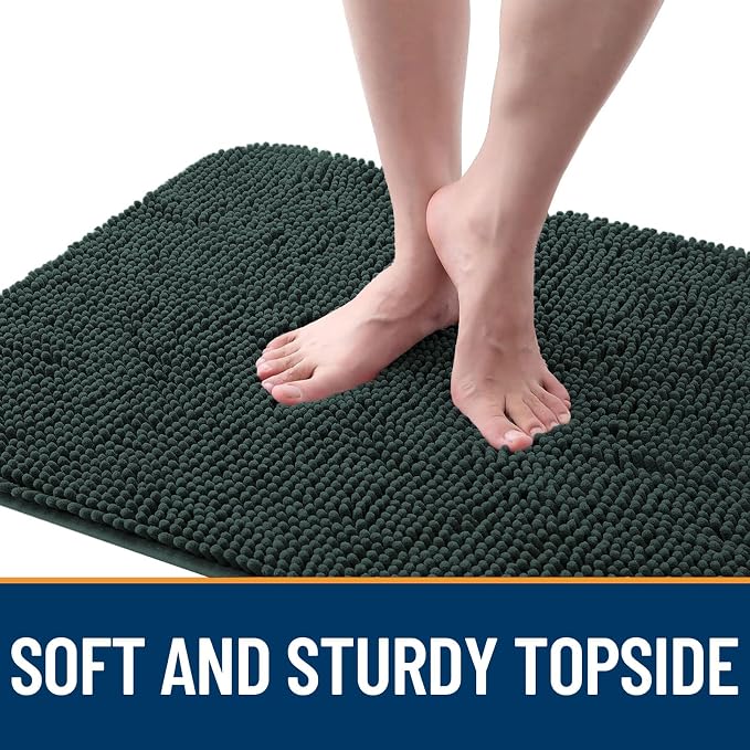OLANLY Dog Door Mat for Muddy Paws 59x35, Absorbs Moisture and Dirt, Absorbent - Image 4