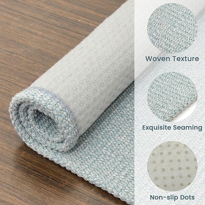 EARTHALL Washable Runner Rug 3x8 Ft Non Slip Runners - Image 5