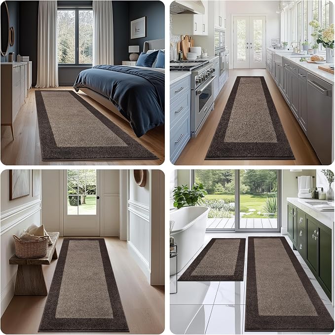 Machine Washable Runner Rug 32" x 144", Non Slip Kitchen Rug - Image 5