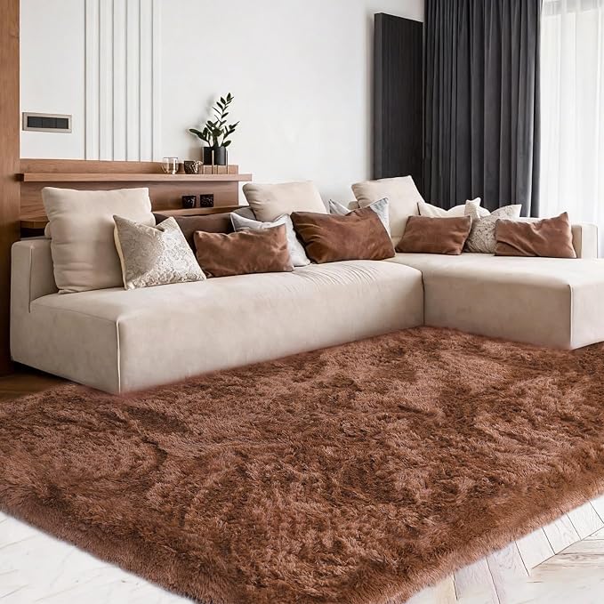 Large 9x12 Area Rug for Living Room, Soft Shag Rugs for Bedroom, Non-Slip Ultra - Image 5