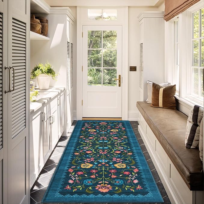 GarveeHome Floral Rug 2x6 Runners - Image 9