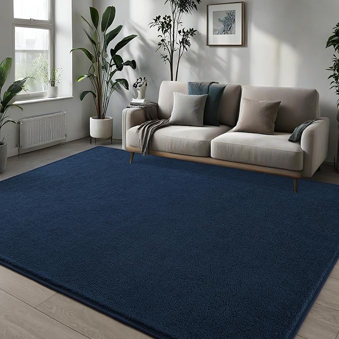 Pettop 4x6 ft Navy Blue Area Rugs - Image 3
