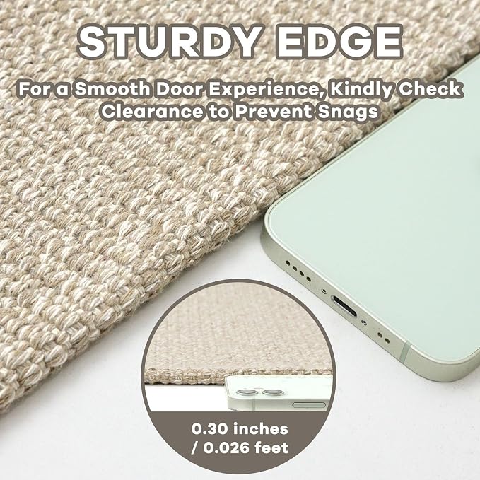 EARTHALL Washable Runner Rug 2x7 Ft Non Slip Runners - Image 2