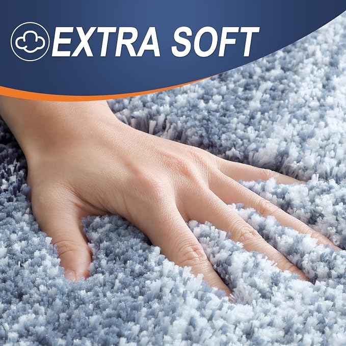 OLANLY Bathroom Runner Rugs Mat 47x24, Extra Soft Absorbent Microfiber Bath Rugs - Image 3