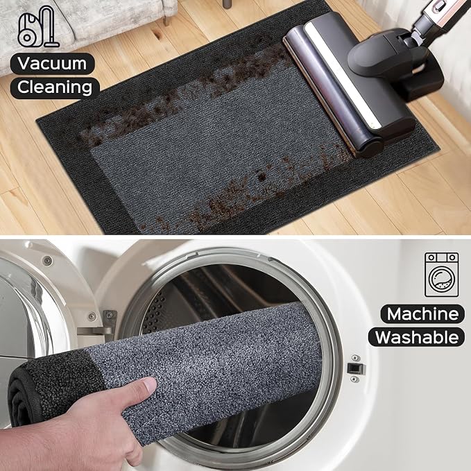 Machine Washable Kitchen Rug 32" x 84", Non Slip Kitchen Mat - Image 7