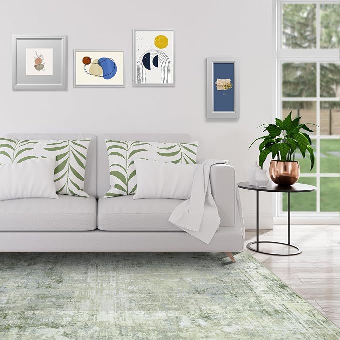 6x9 Area Rugs for Living Room Rug Washable: Modern Rug for Dining Room Bedroom - Image 9