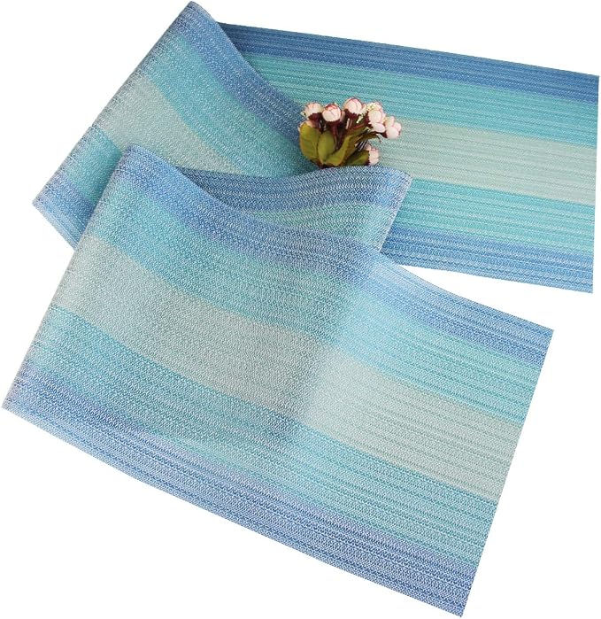 PIGCHCY 72 inches Table Runner, Table Centerpiece, Heat Resistant Vinyl Woven - Image 4