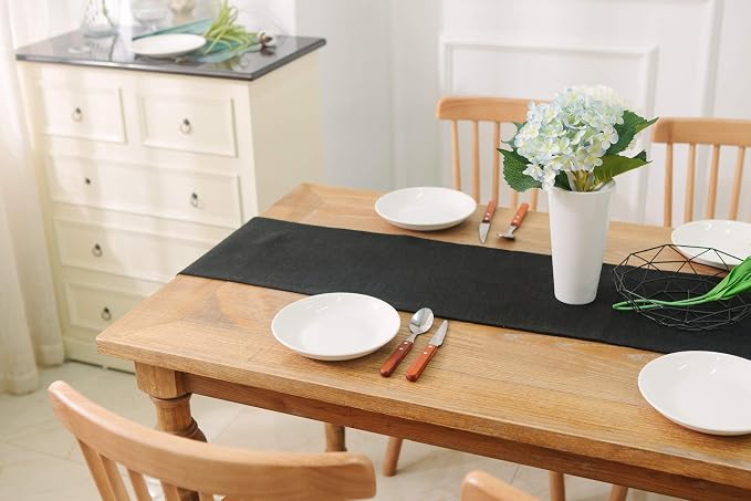 2 Piece Fabric in 1 Dinning Table Runner 12 x 120 Inches Farmhouse Kitchen - Image 6