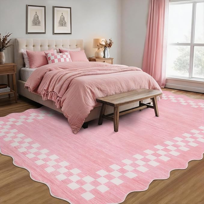 GarveeHome Scalloped Washable Rug 9x12 Area Rug - Image 8