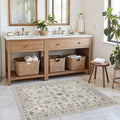 Rugxara Door Mat Floral Entryway Rug, Washable Samll 2x3 Rug, Boho Front Door by Rugxara